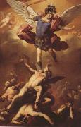 Luca  Giordano The Fall of the Rebel Angels (mk08) oil painting on canvas